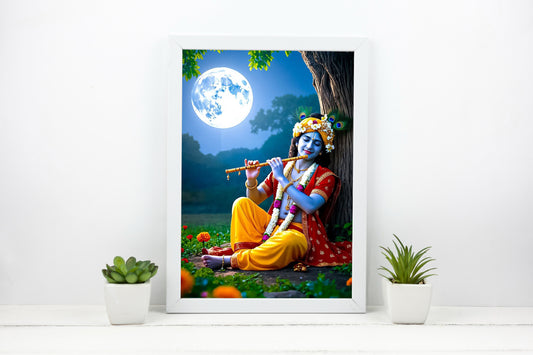Shree Krishna Ji |  Photo Frame | A4 Size